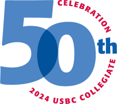 50th Collegiate logo